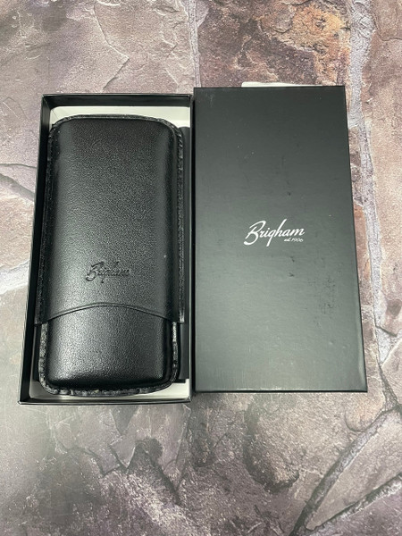  Brigham 3F Toro Cigar Case - Black 
