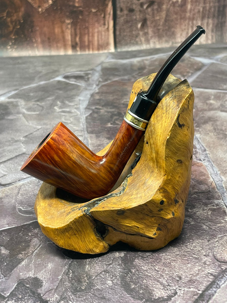 Cavicchi CC Bent Dublin Smooth Tobacco Pipe Italian Estates Ardor Pipe Palace Pipes and Turnings