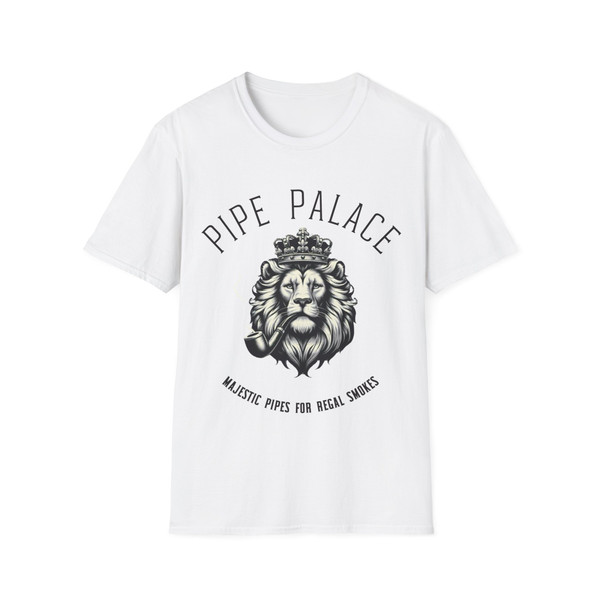 Pipe Palace lion crest T-Shirt | Crowned lion graphic Apparel Pipe Palace Pipes and Turnings
