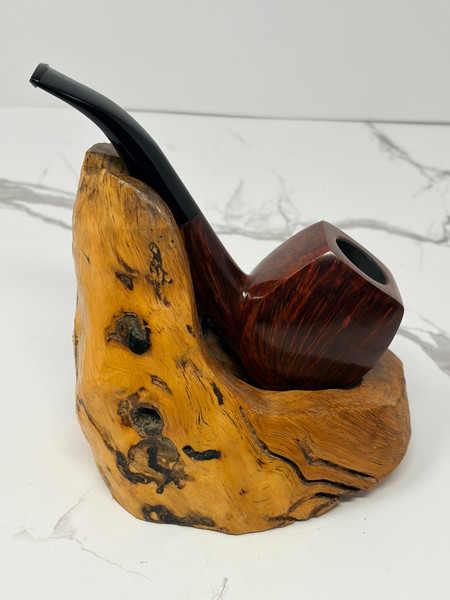 Bjarne Handmade Denmark Panel Bowl Estate Pipe w/ Original Box & Pouch