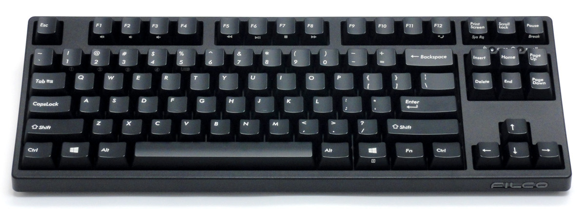 Majestouch Filco Convertible 2 TenKeyless mech KB, USB and BT, Red