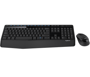 Logitech MK345 Wireless Keyboard & Mouse Combo Full Size 12 Media 