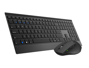 RAPOO 9500M Bluetooth & 2.4G Wireless Multi-mode Keyboard Mouse Combo Black - 1300DPI 4.5mm Ultra-Slim RAPOO 9500M Bluetooth & 2.4G Wireless Multi-mode Keyboard Mouse Combo Black - 1300DPI 4.5mm Ultra-Slim