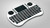 Riitek Mini RF Wireless i8 Keyboard with trackpad MWK08W White (MWK08W)