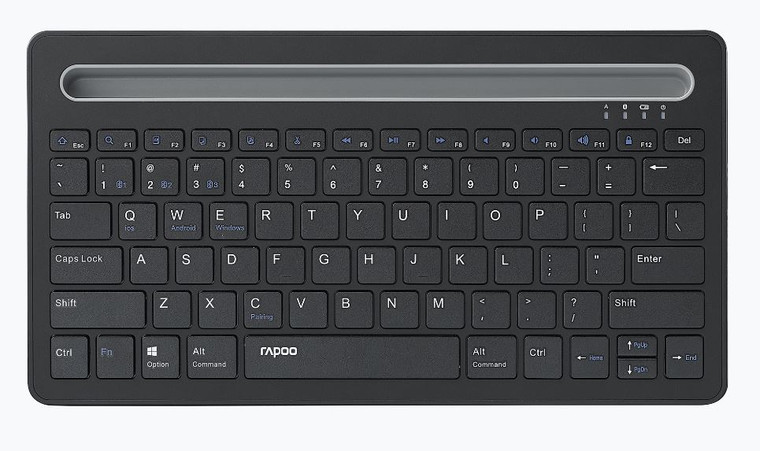 RAPOO XK100 Bluetooth Wireless Keyboard - Switch Between Multiple Devices, Computer, Tablet and SmartPhone
