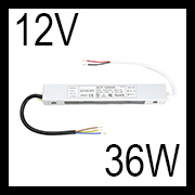 12V 36 Watt Hardwired Power Supply