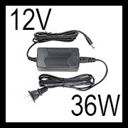 12V 36W LED light power supply adapter