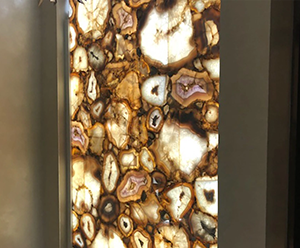 New York Back Lit Agate Stone Project