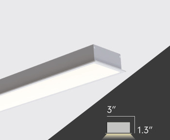 2-4ft | Custom 3 Inch Flush Mount Linear LVLBY3