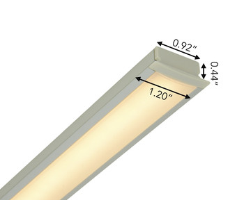 Up to 2ft | 1 Inch Slim Recessed LED Bar "O3R"