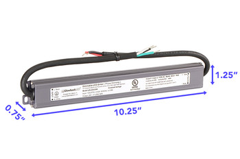 36W 12V Hardwired Value Waterproof LED Driver