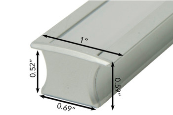 Aluminum Profile "D" 8 ft Recessed Application Aluminum Profile "D" 8 ft Recessed Application