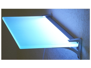 led glass shelf edge lighting