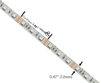 16ft 12VDC Vivid-Color RGB Medium-High Output CS5060 LED Strip 16ft 12VDC Vivid-Color RGB Medium-High Output CS5060 LED Strip