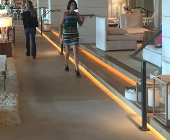 LEDBARII 25"-36" Built-to-Size, 90 degree, Squared Lens Linear LED Fixture