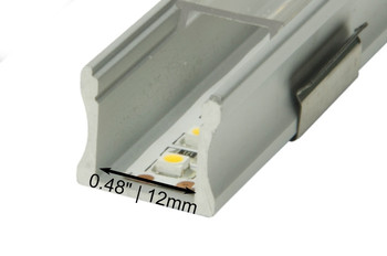 Sample of Aluminum Profile B for LED Strips Sample of Aluminum Profile B for LED Strips