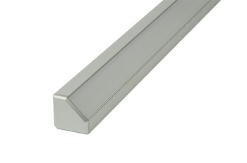 Profile Aluminium LED Angle 45°, 8 x 1M/3.3ft V-Shape avec Couvercle Blanc