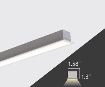 1" Wide High Output Recessed Linear LED Bar 84"-94"