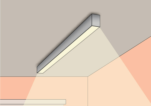 LED-Aluminium Profile P11M-2, anodised, 2 m long, IP65