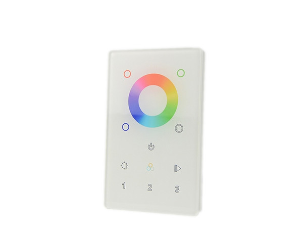 DMXPRO 3-Zone Glass Touch Panel Controller for RGBW LED Strips with Wi-Fi Control