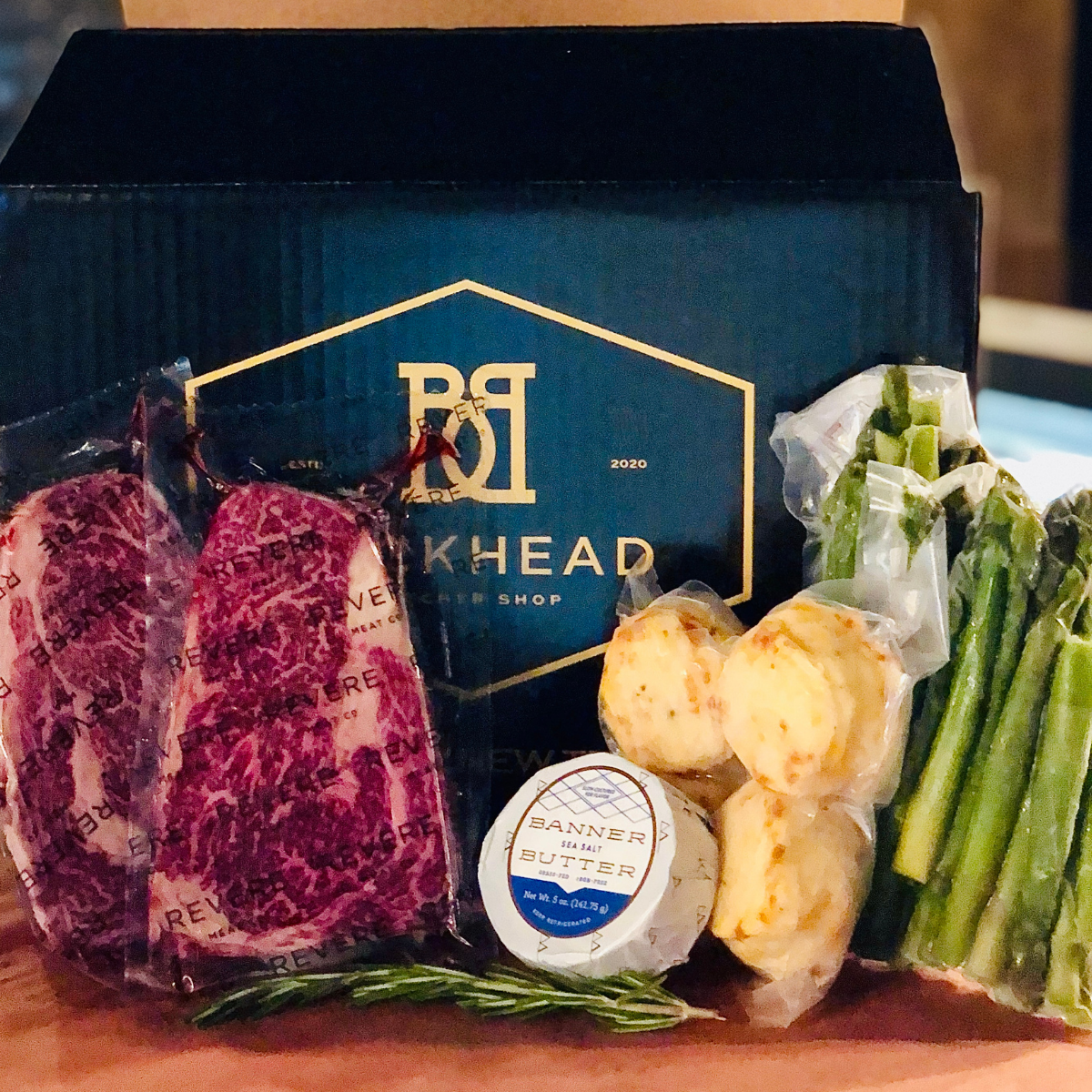 Prime Ribeye Dinner Box For Four - Buckhead Butcher Shop