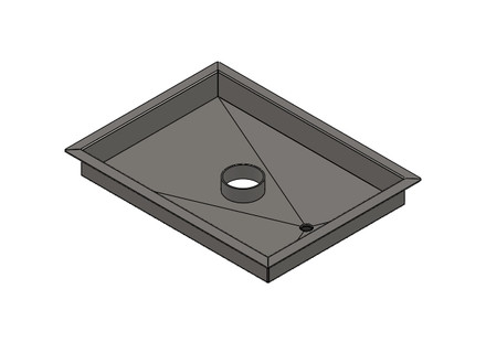 TRAY DRAIN MODBAR W/SCALE