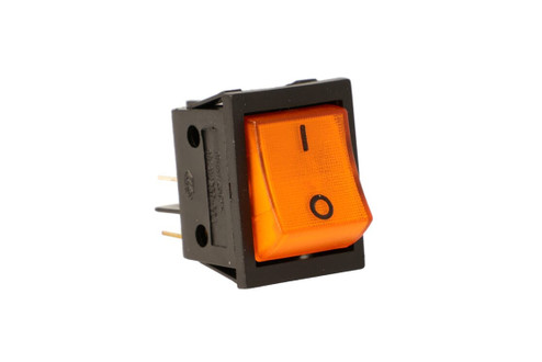 ORANGE 2 POLE LUMINOUS SWITCH
