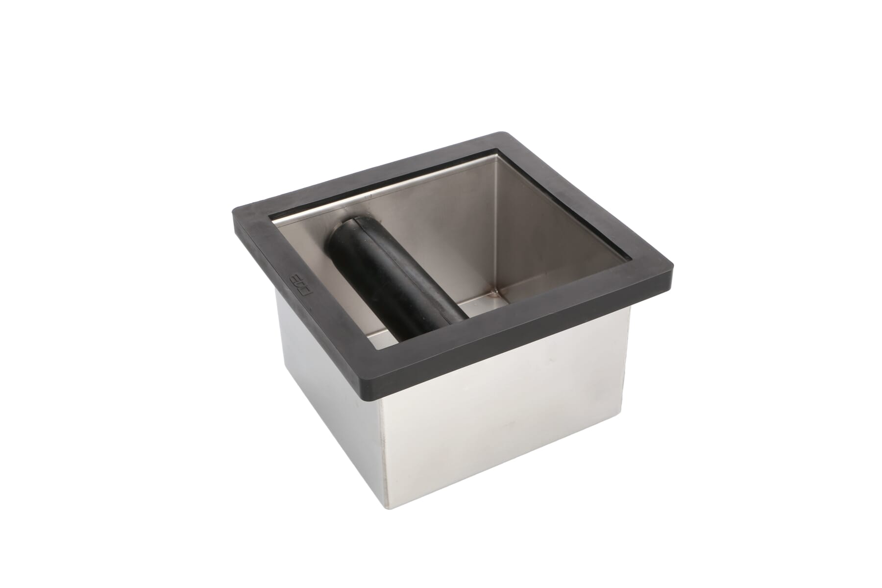 EDO SQUARE KNOCK BOX - STAINLESS STEEL (CLOSED BASE) | 620266