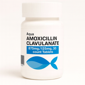 Fish Amoxicillin Clav 875mg/125mg- 30 tablets Fish Amoxicillin Clav 875mg/125mg- 30 tablets