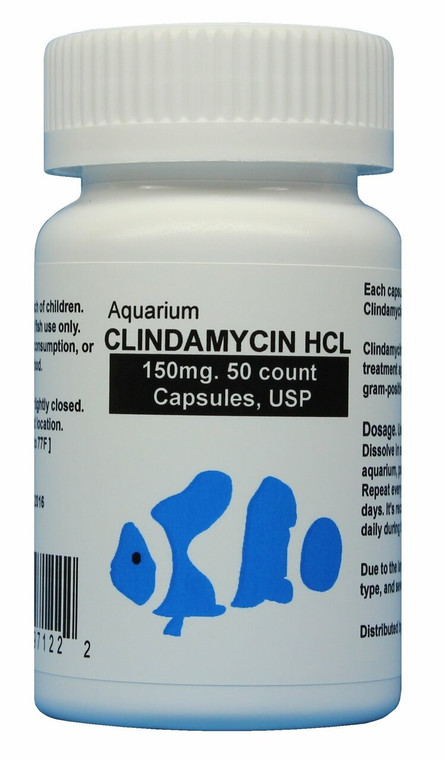 Fish Antibiotics Clindamycin 150mg 50 Capsules