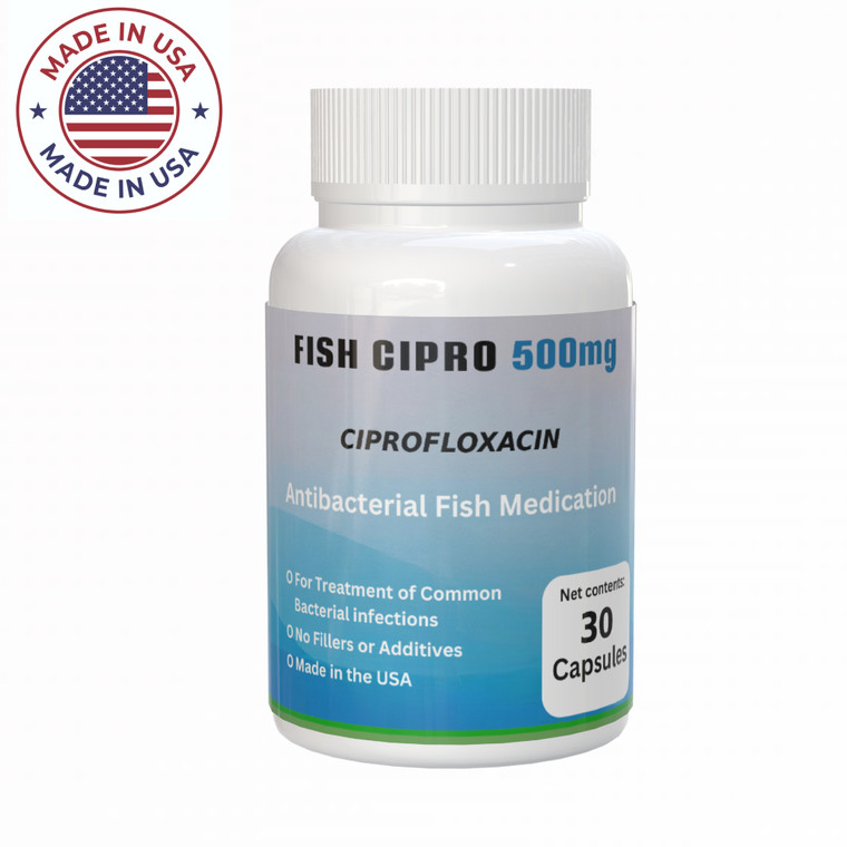 fish Cipro Forte Ciprofloxacin - 500mg 30 capsules