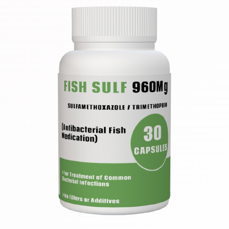 Fish sulfa Sulfamethoxazole  & Trimethoprim - 60 Tablets