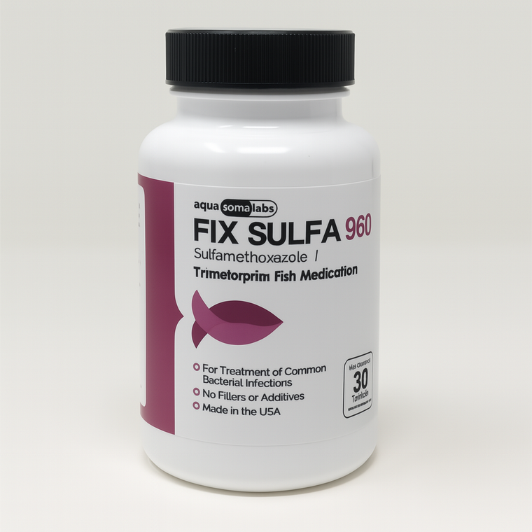 Fish Sulfa Forte - Sulfamethoxazole/Trimethoprim 800/160 mg - 30 count