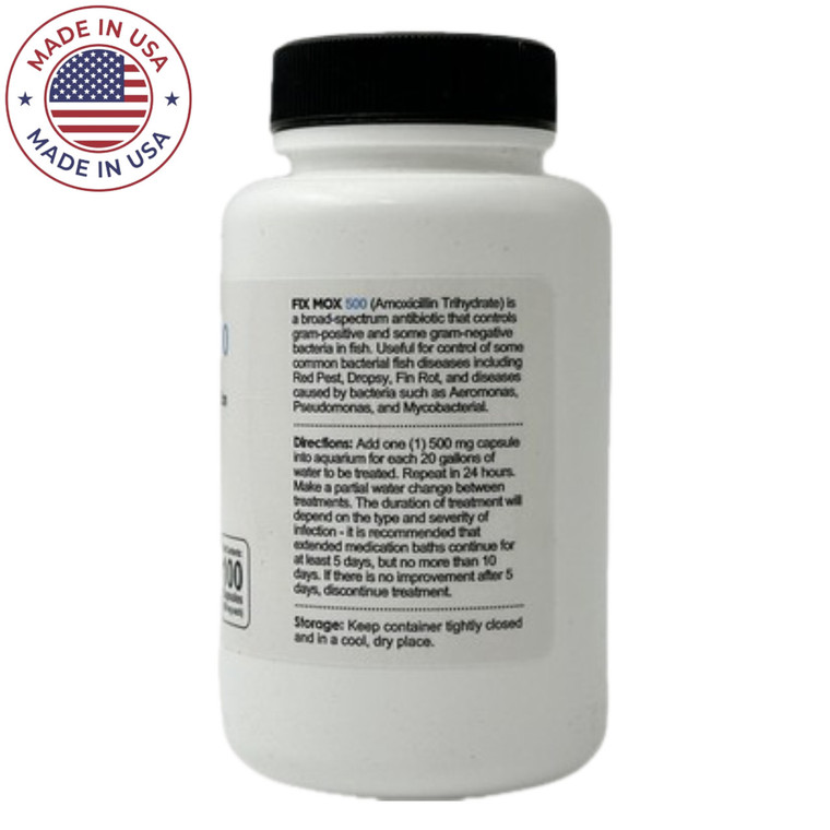 Fish Mox 500mg – Aqua Soma Labs Amoxicillin 500mg - 2 Pack