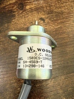 Woodward SA-4569-T Solenoid 12v 1503ES-12A5UC5S