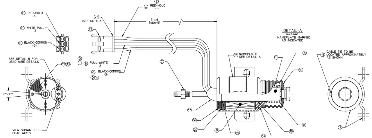 SA-4859 Woodward, 12VDC, Solenoid for (Miller Welder)