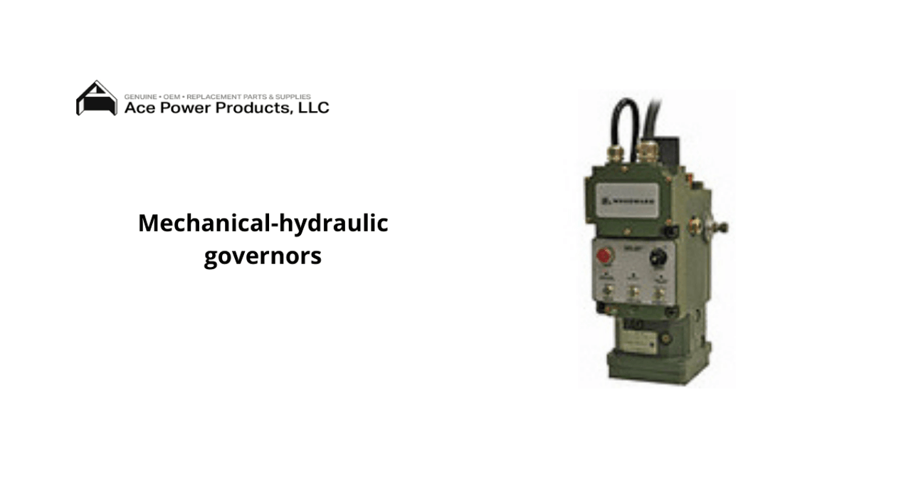 What are Mechanical-hydraulic governors (Woodward governor types)?