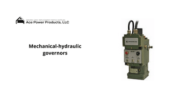 What are Mechanical-hydraulic governors (Woodward governor types)?