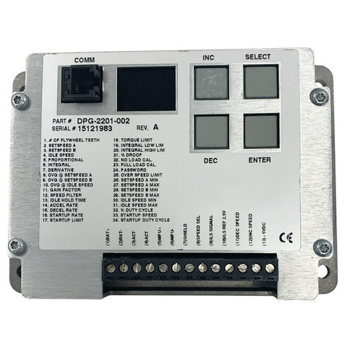Woodward DPG-2401-002, Speed Controller, Cummins EFC Engines
