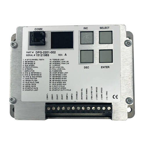 Woodward DPG-2401-002, Speed Controller, Cummins EFC Engines