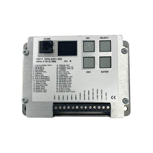 Woodward DPG-2102-002 Speed Controller