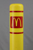 Innoplast 6" x 8" Red Reflective McDonald's Logo - Large