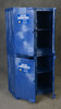 JUSTRITE 48 Gallon, Modular Poly Acid and Corrosive Cabinet - 8 Shelves, Quik-Assembly™, Blue - M48CRA