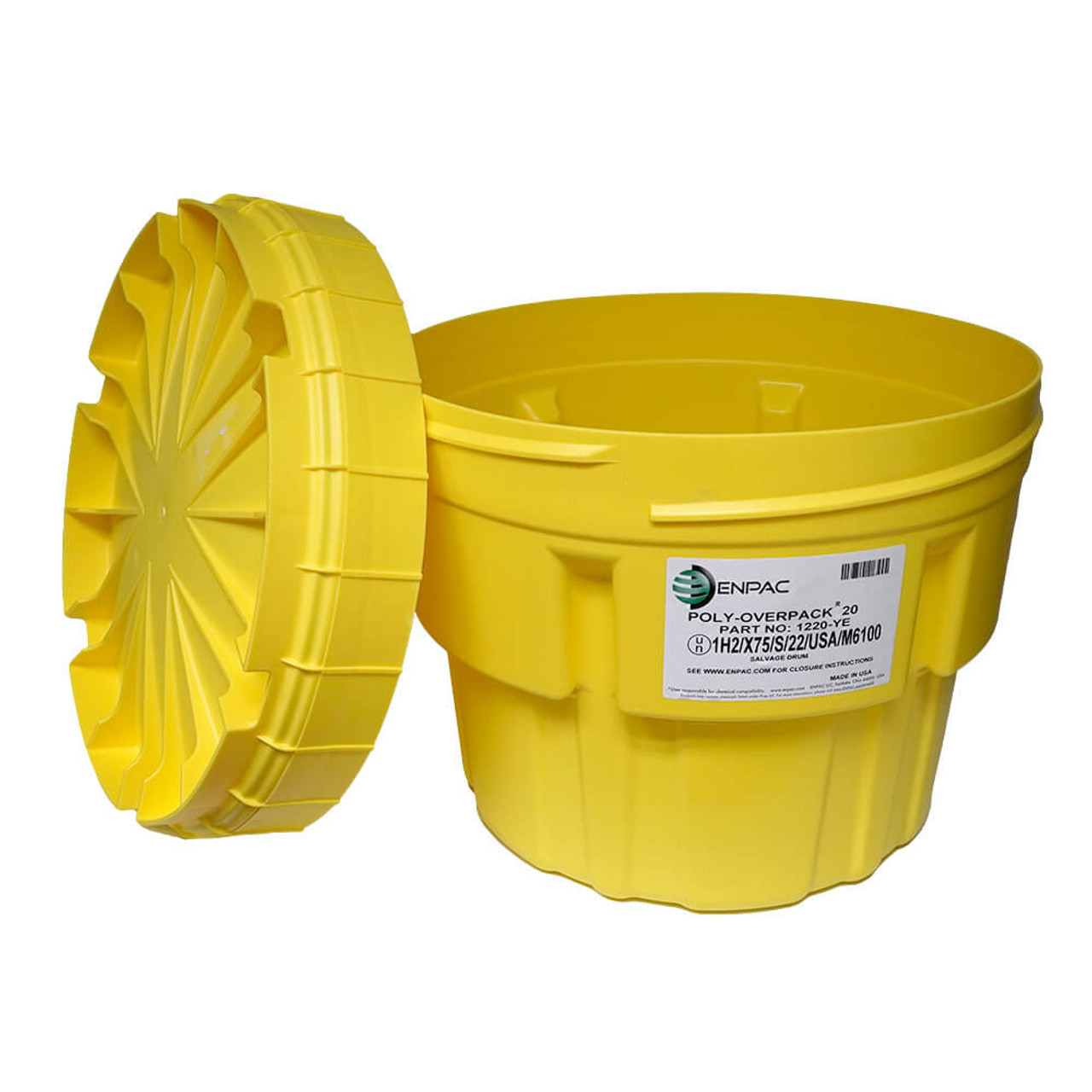 ENPAC 20-Gallon Poly-Overpack® Salvage Drum | EnSafeCo
