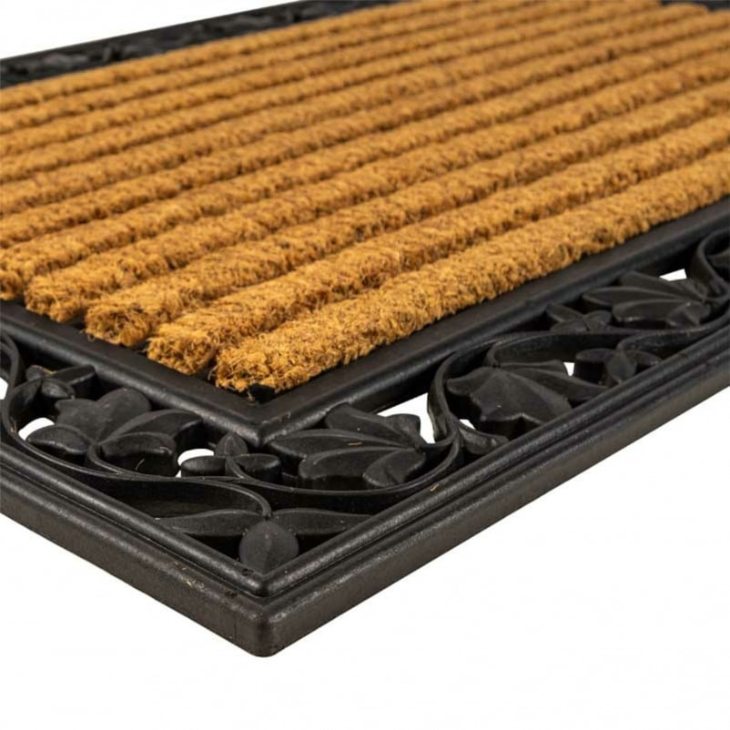NOTRAX Ivy Leaf Coir Rubber Molded Door Mat C04IL 24X36 Ivy Leaf