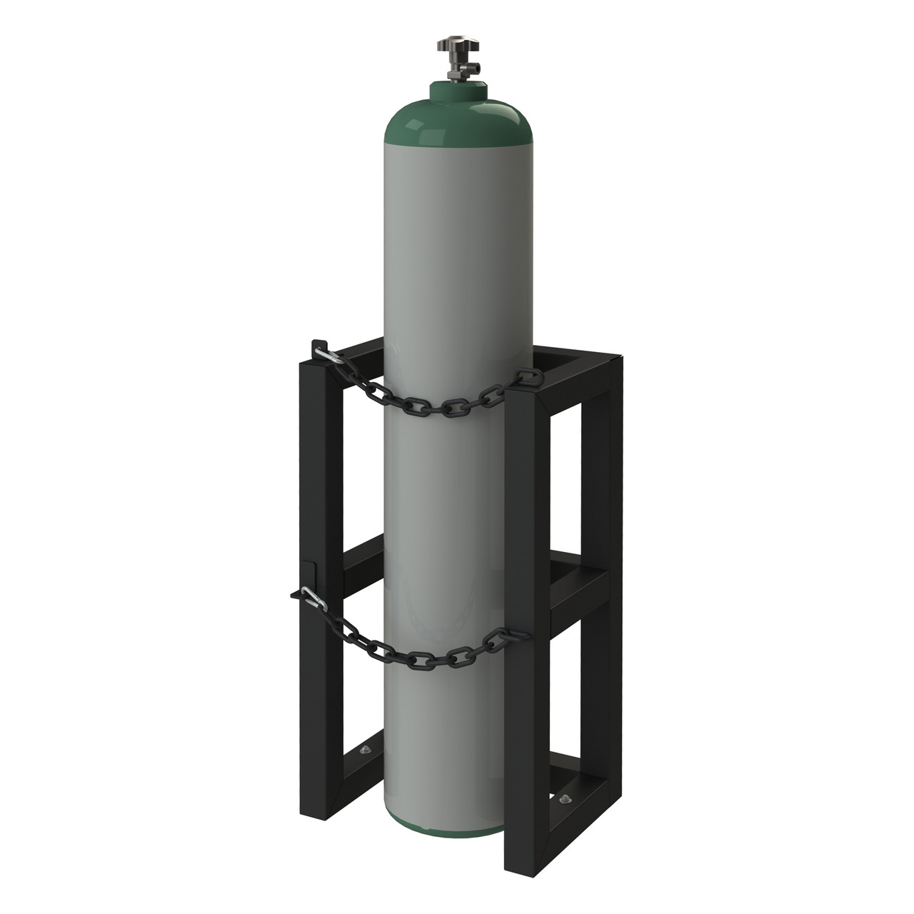 DURHAM Gas Cylinder Rack for 1 Vertical Cylinder