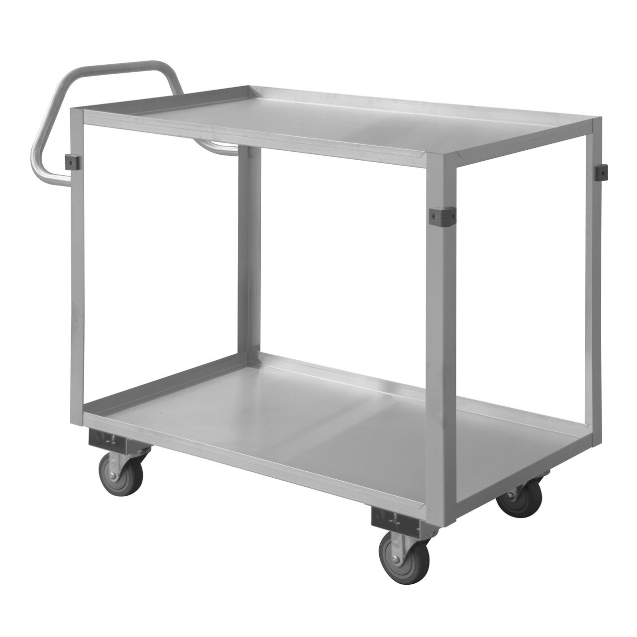 Durham Srsce2022362alu4pu Stainless Steel Stock Cart 2 Shelves 