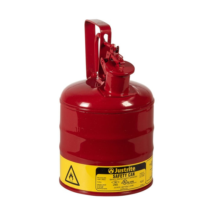 USTRITE 1 Gallon Steel Safety Can For Flammables, Type I, Flame