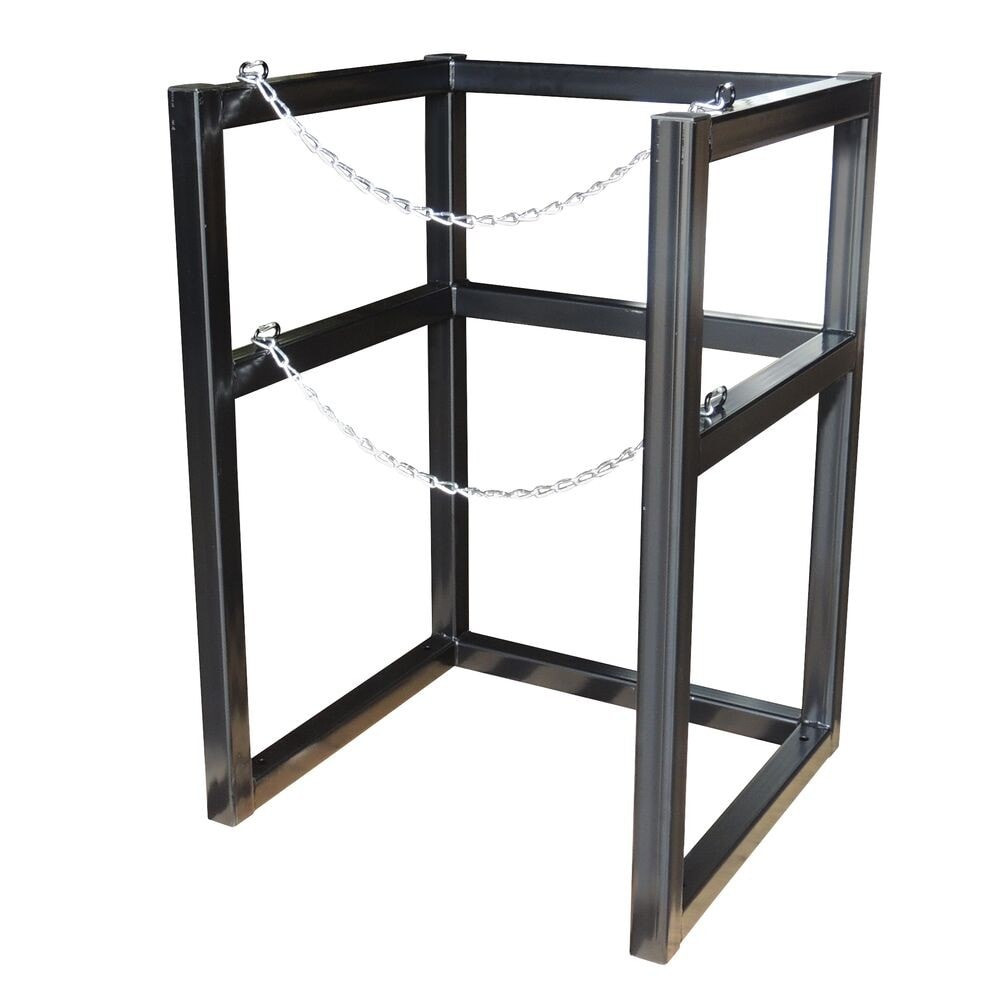 JUSTRITE 1 Wide by 1 Deep, Cryogenic Gas Cylinder Storage Rack, 1 ...