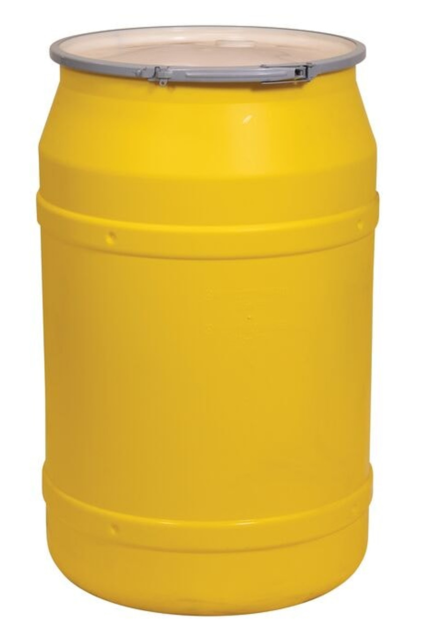 35 Gallon Water Storage Tank Emergency Water Barrel Container with Large  Lid for Emergency Disaster Preparedness - Space Saving Long Lasting Storage  